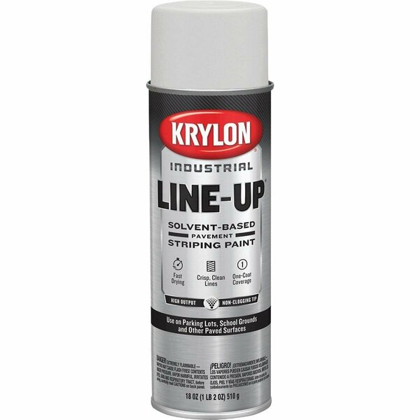 Krylon Industrial 8300  SB Highway White Striping Paint K00830008